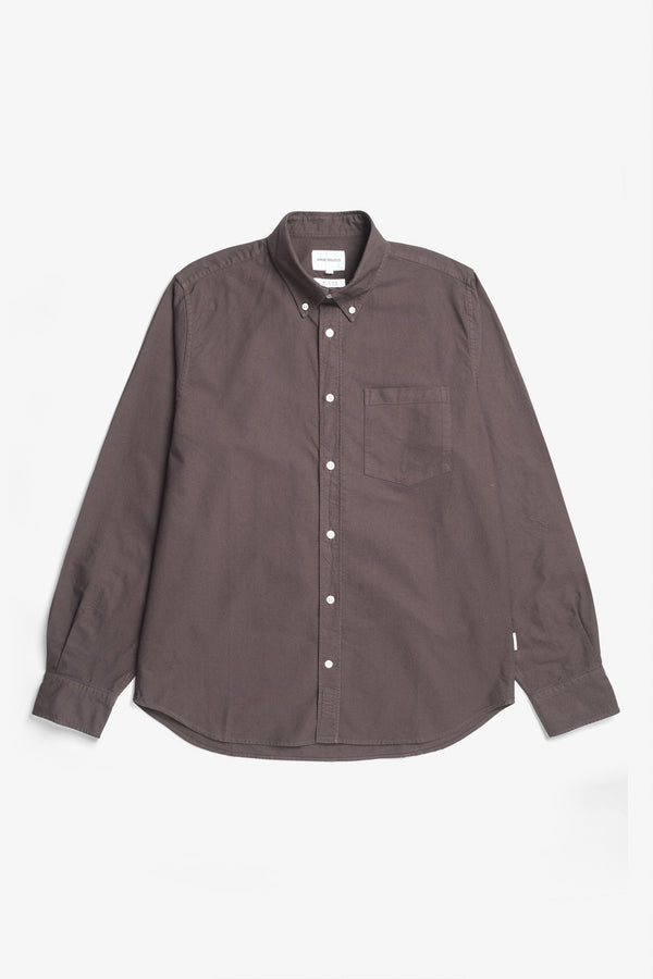 Sportivo Store Norse Standard Oxford BD Shirt Seal Brown