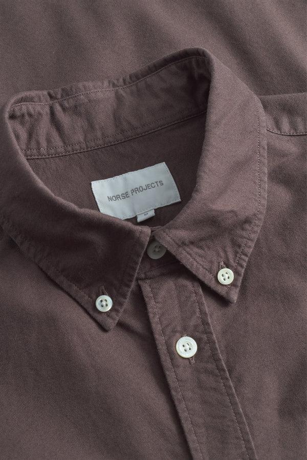 Sportivo Store Norse Standard Oxford BD Shirt Seal Brown