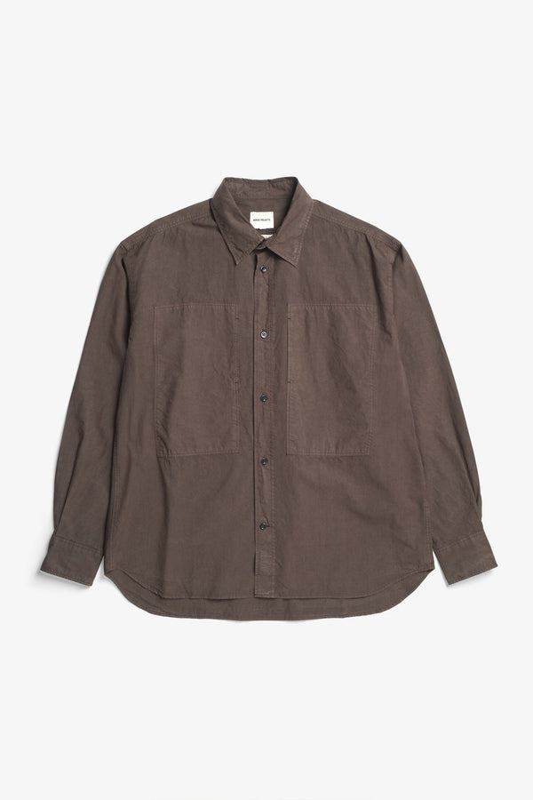 sportivo store Ole Fatigue Cotton Tencel Shirt Espresso