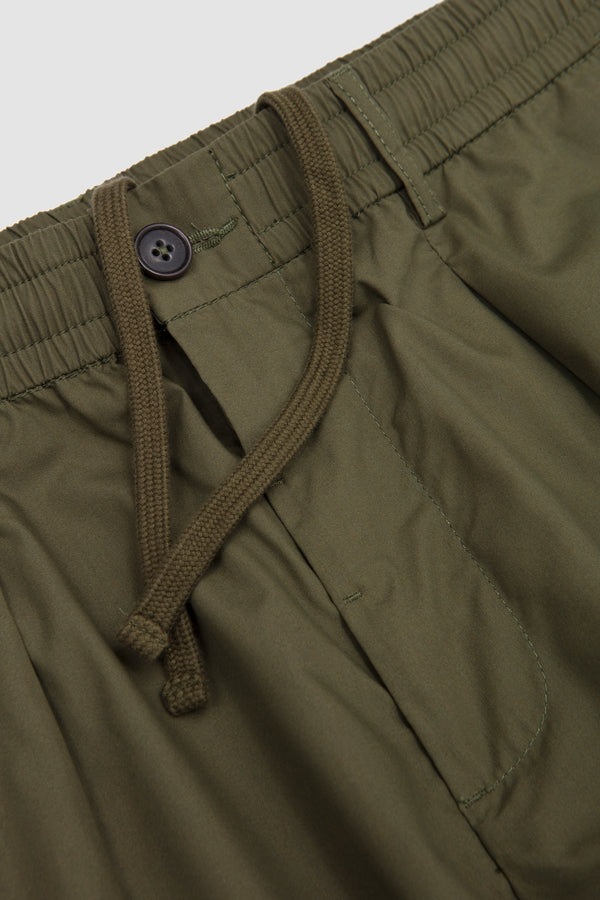 Sportivo Store Pleated Track Pant Recycled Poly Tech Olive