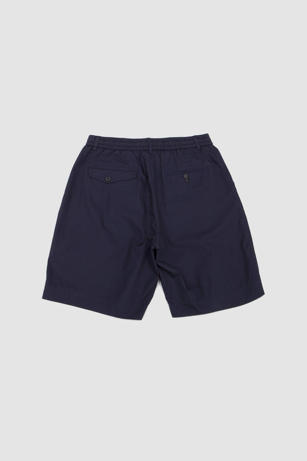 Sportivo Store Pleated Track Short Peached Poplin Navy