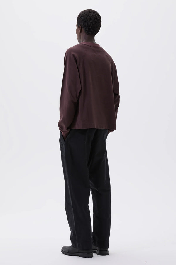 Sportivo Store Press Stud Trousers Double Twisted Cotton Canvas Black