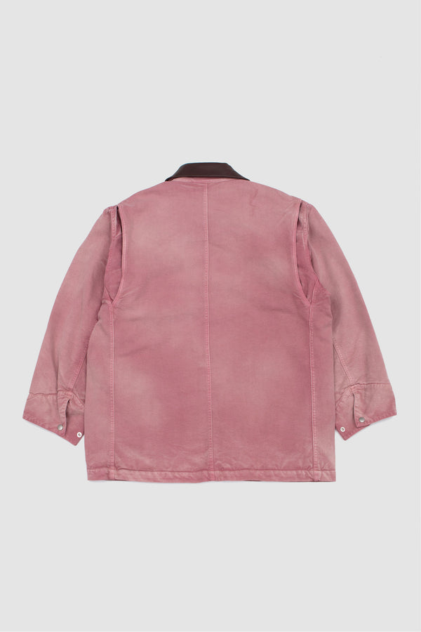 Sportivo Store Product Dyed Cotton Duck Blouson Faded Burgundy