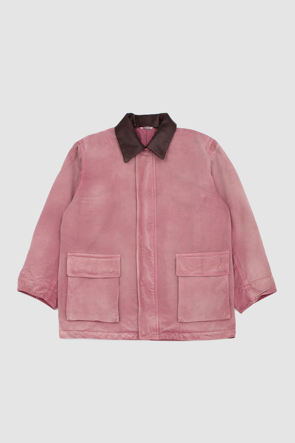 sportivo store Product Dyed Cotton Duck Blouson Faded Burgundy