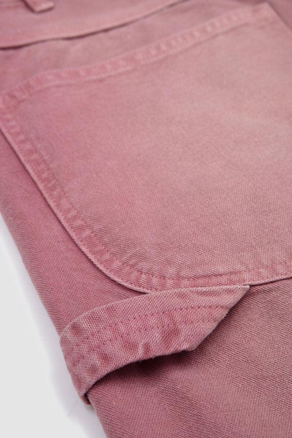 Sportivo Store Product Dyed Organic Cotton Duck Painter Pants Faded Burgundy