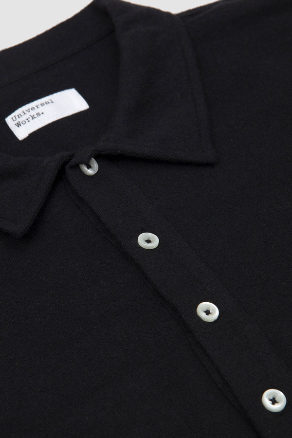 Sportivo Store Pullover LS Shirt Rec. Wool Mix SJ Black