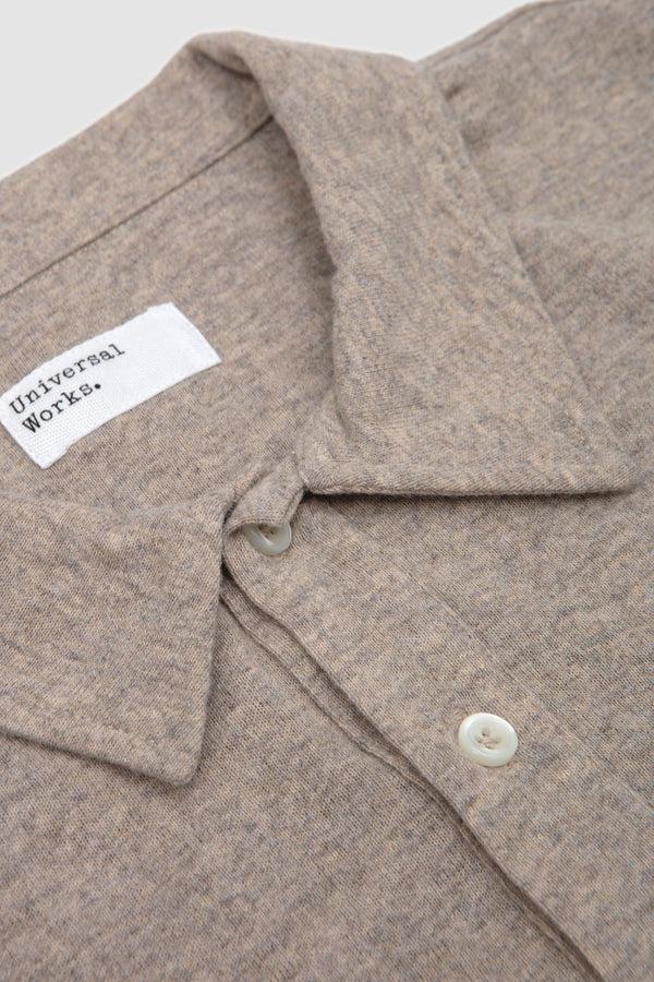Sportivo Store Pullover LS Shirt Rec. Wool Mix SJ Dark Sand