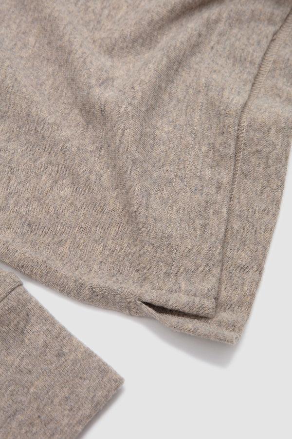 Sportivo Store Pullover LS Shirt Rec. Wool Mix SJ Dark Sand