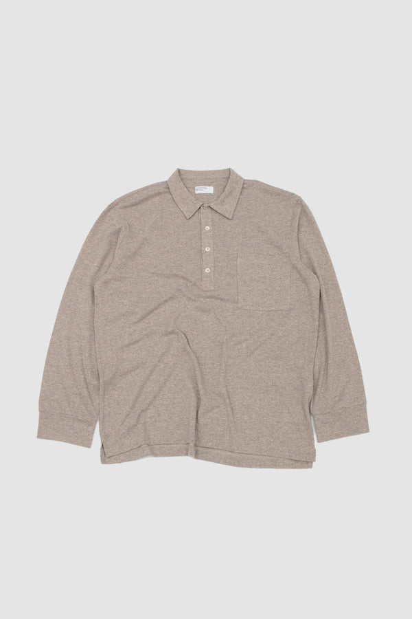 sportivo store Pullover LS Shirt Rec. Wool Mix SJ Dark Sand