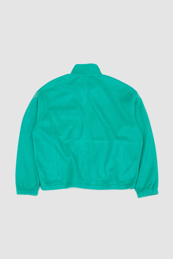 Sportivo Store Pure Silk Comfort Fleece Half Zip Jade Green