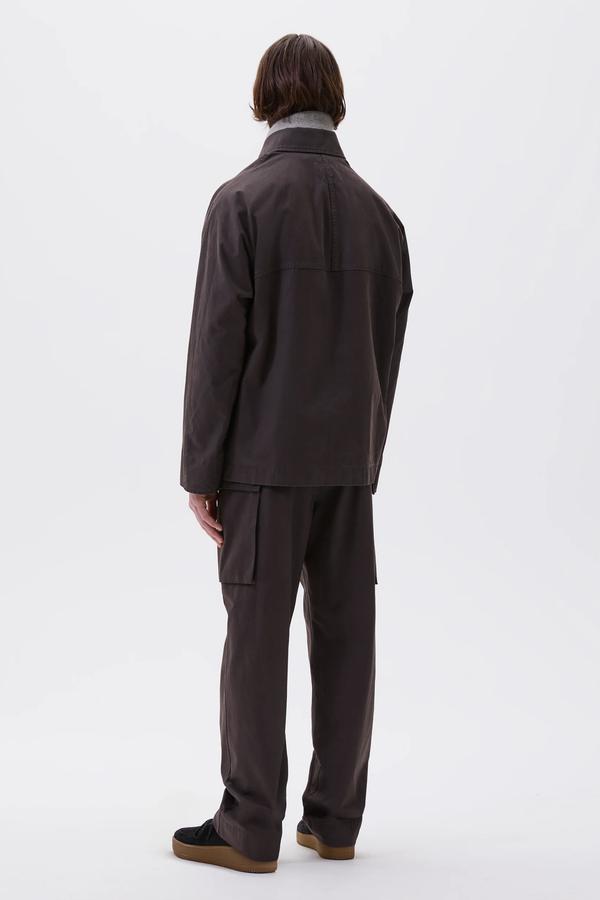 Sportivo Store Raglan Jacket Plain Cotton Drill Ebony