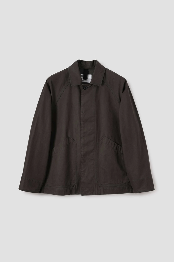 Sportivo Store Raglan Jacket Plain Cotton Drill Ebony