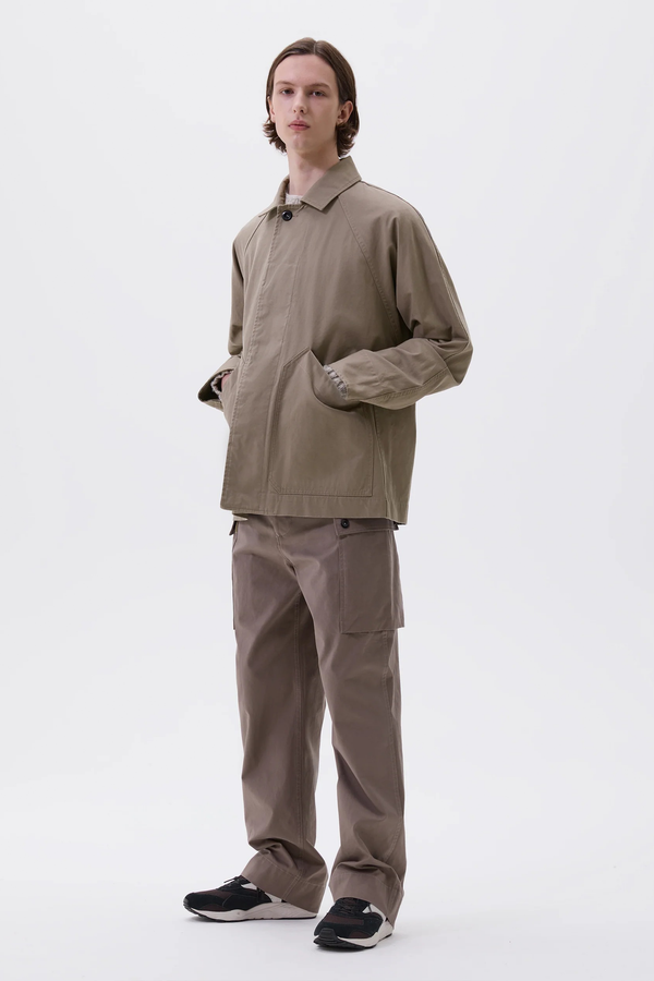 Sportivo Store Raglan Jacket Plain Cotton Drill Taupe