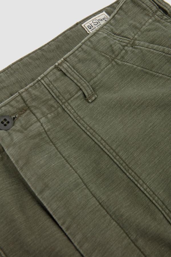 Sportivo Store Real Used Washed Vintage Fit Fatigue Pants Dark Olive Stone