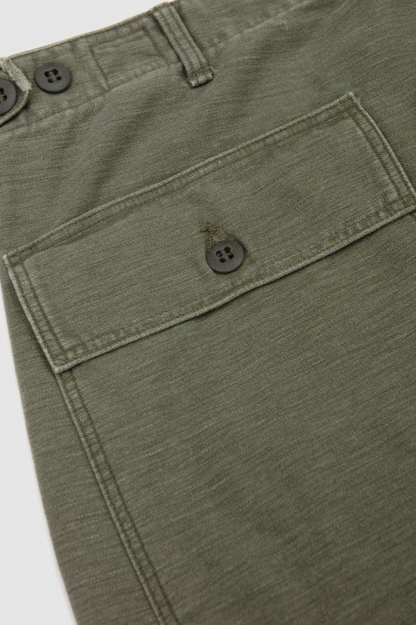 Sportivo Store Real Used Washed Vintage Fit Fatigue Pants Dark Olive Stone