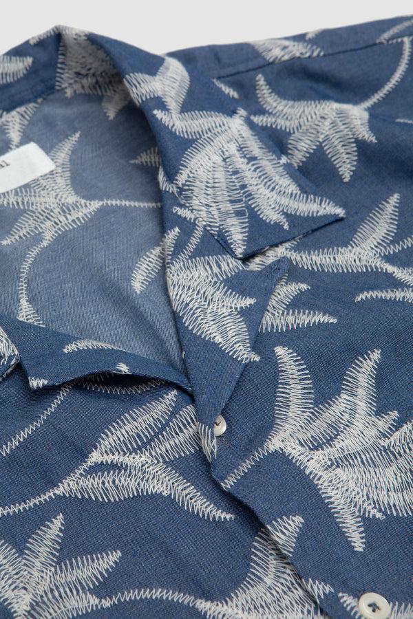 Sportivo Store Road Summer Jungle Cotton Shirt Indigo