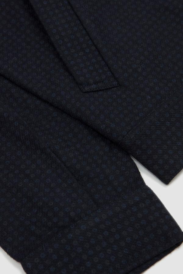 Sportivo Store Rose Bowl Jacket Dot Print Flannel Navy