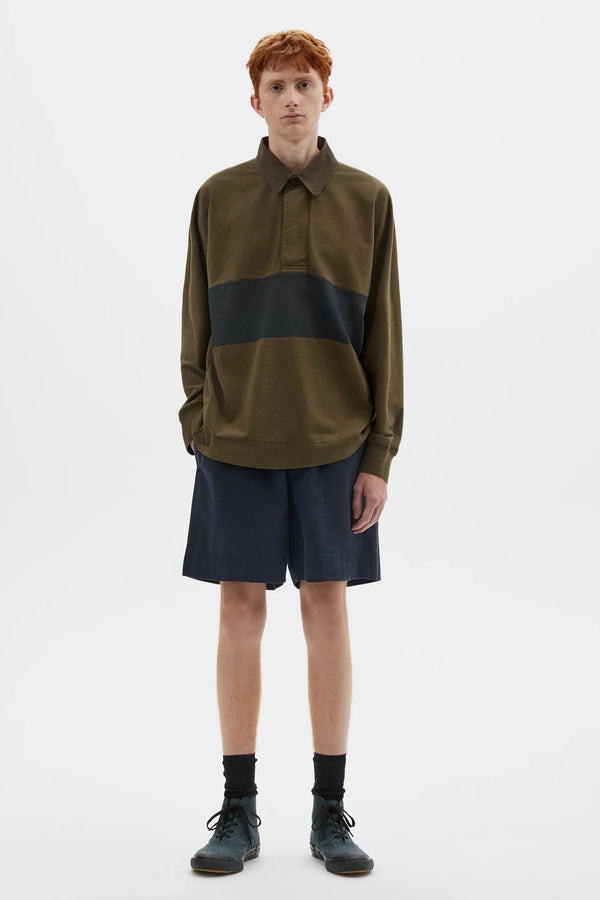 Sportivo Store Rugby Shirt Matte Jersey Khaki Green/ Black Green