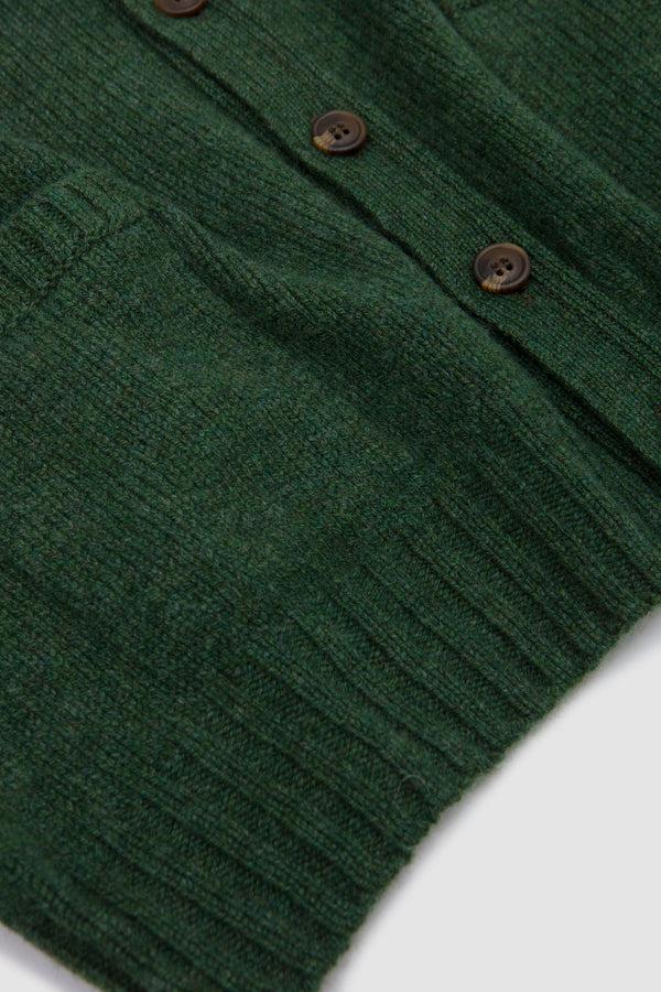 Sportivo Store Saddle Shoulder V Cardigan W/ Pockets Serpentine