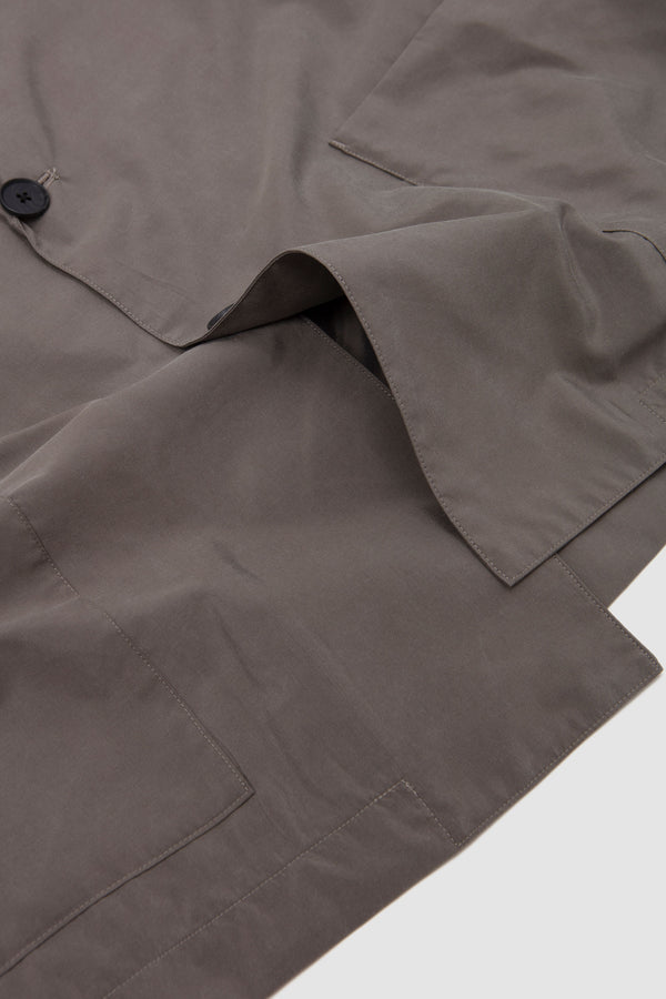 Sportivo Store Silk/Nylon Single Breasted Jacket Taupe