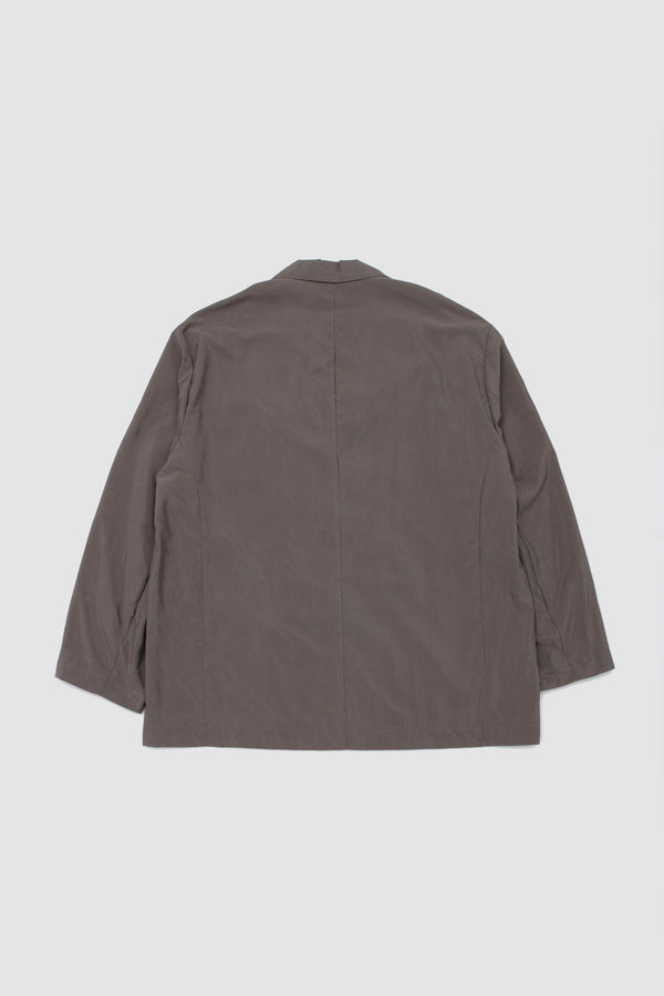 Sportivo Store Silk/Nylon Single Breasted Jacket Taupe