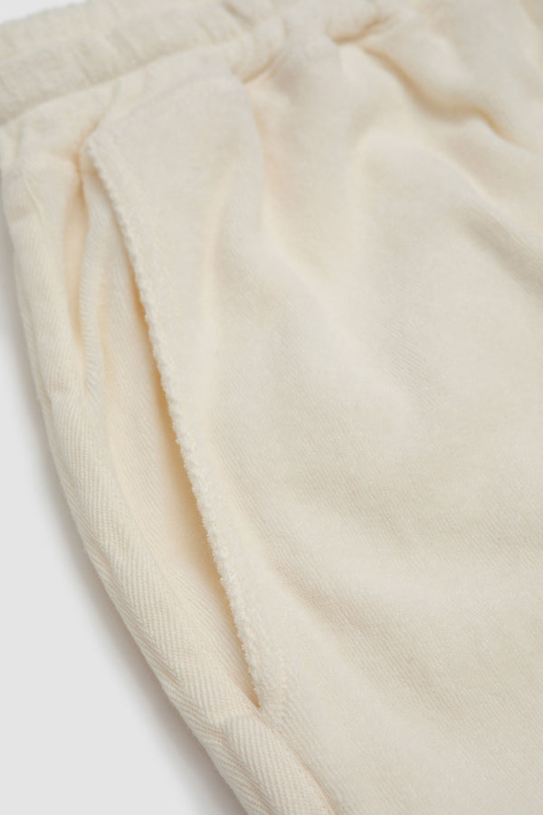 Sportivo Store Simple Short Light Weight Terry Ecru