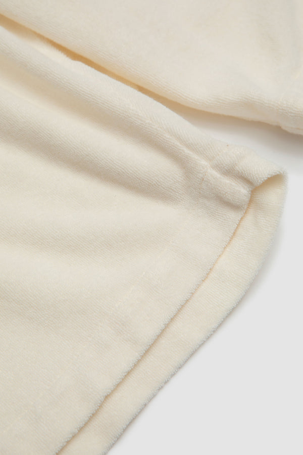 Sportivo Store Simple Short Light Weight Terry Ecru