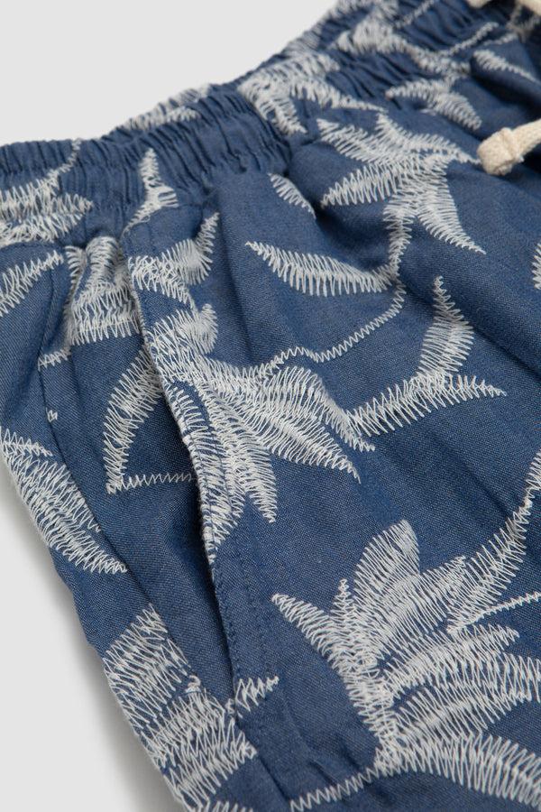 Sportivo Store Simple Short Summer Jungle Cotton Indigo