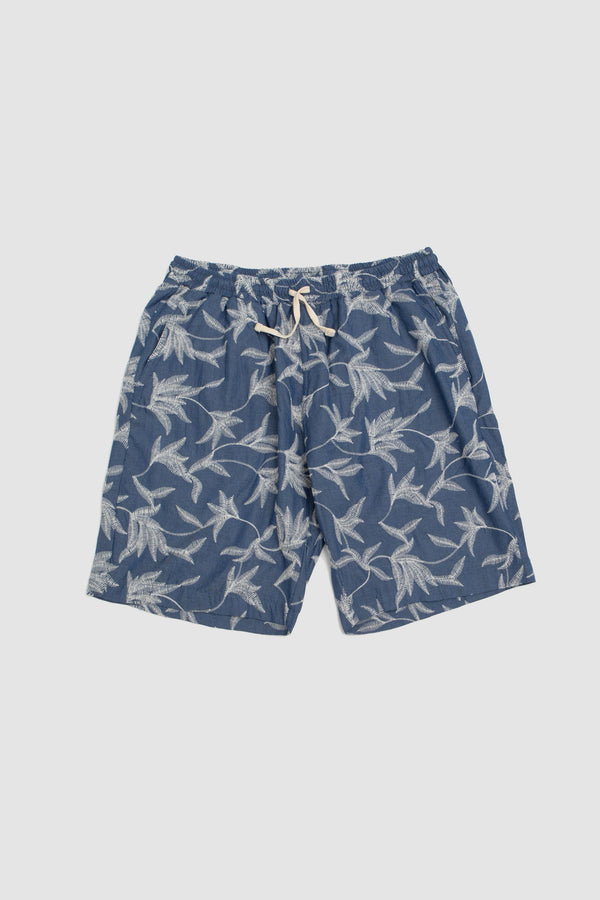 sportivo store Simple Short Summer Jungle Cotton Indigo