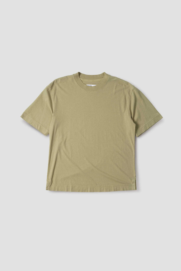 Sportivo Store Simple T-Shirt Organic Cotton Linen Jersey Pale Green