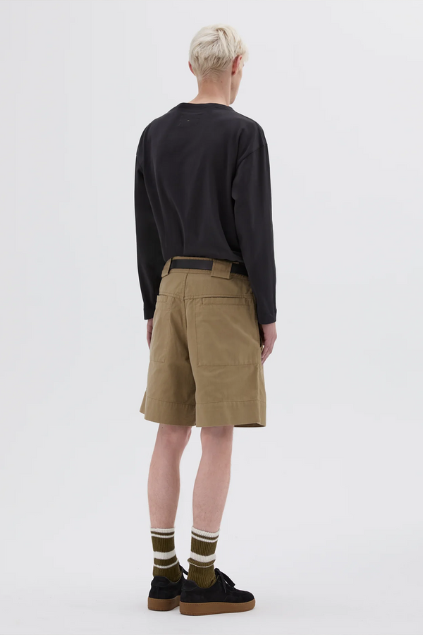 Sportivo Store Sport Shorts Irregular Cotton Drill Oat