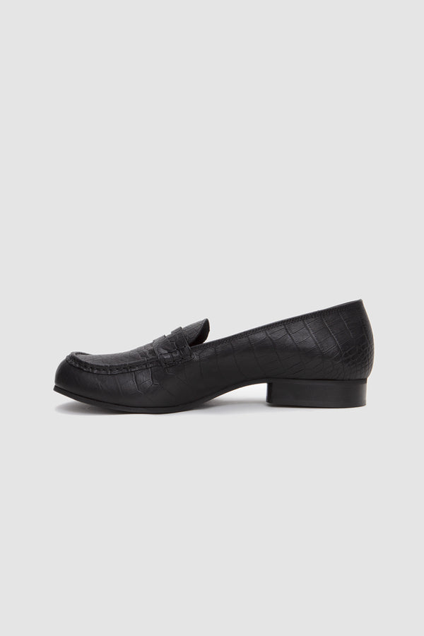 Sportivo Store 079 Mocassin Crocodile Black