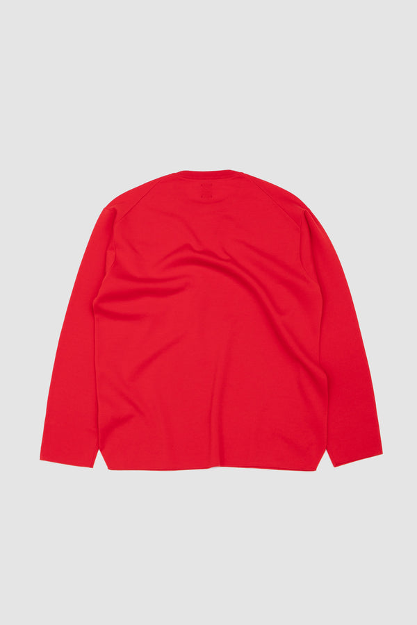 Sportivo Store 35G Wool Smooth Crew Neck Vermilion