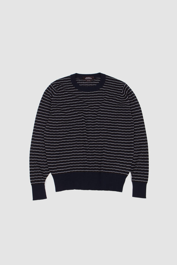Sportivo Store Ashby Jumper Navy/ Dark Brown/ Ivory