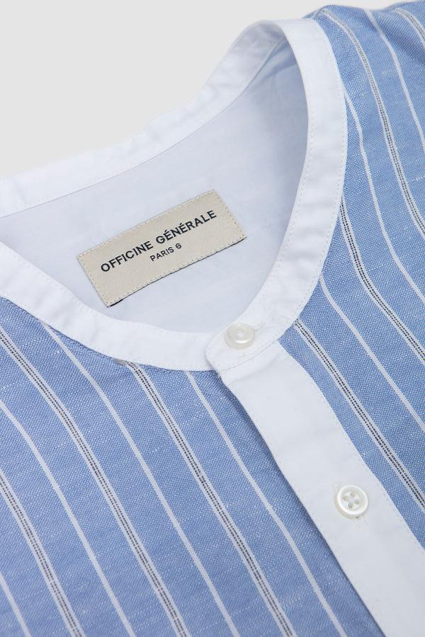 Sportivo Store Auguste Stripe Shirt Blue/ White