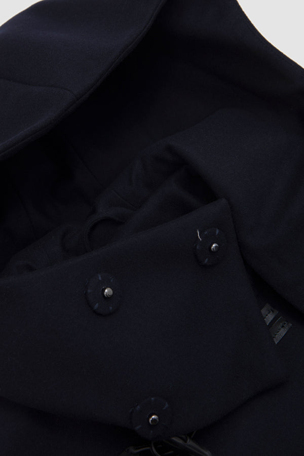 Sportivo Store Back Flop Cocoon Duffle Coat Navy