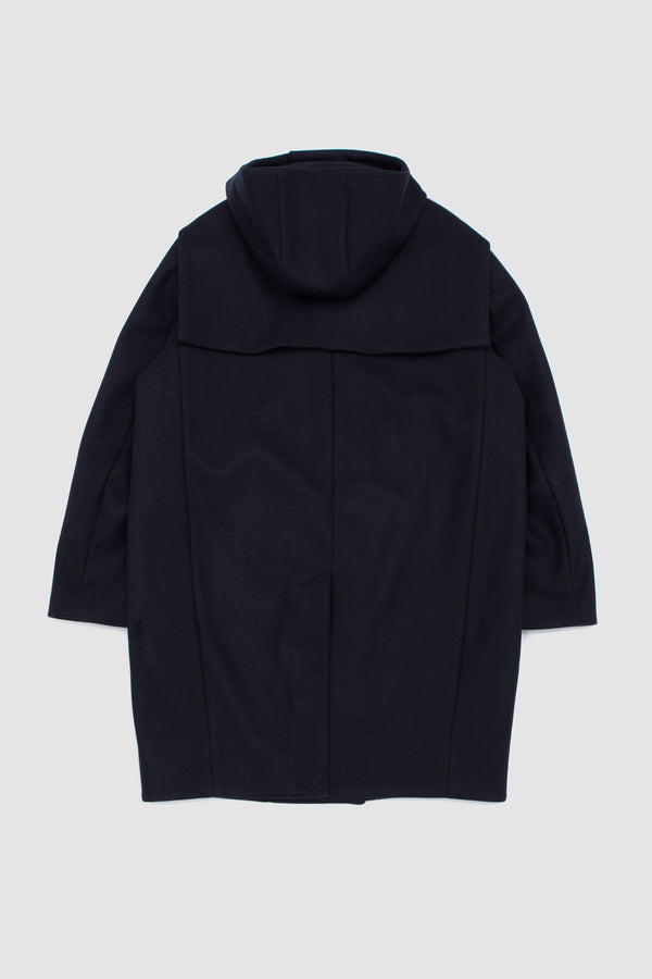 Sportivo Store Back Flop Cocoon Duffle Coat Navy