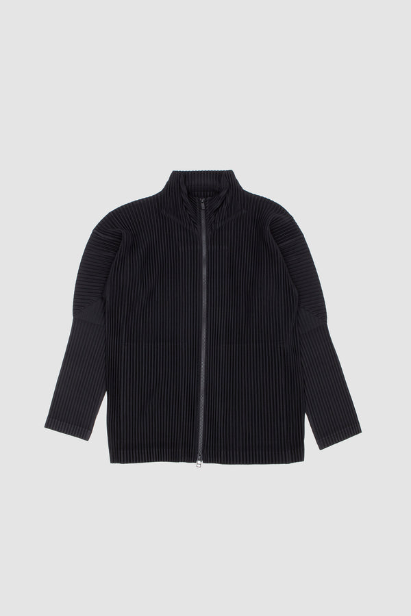 sportivo store Basics Zip-Up Shirt Black