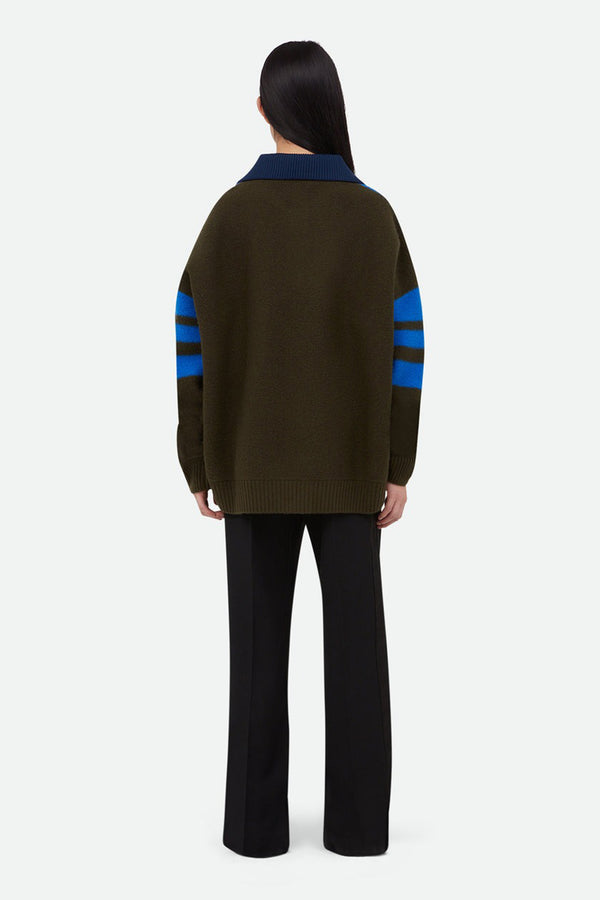 Sportivo Store Calm Polo Khaki/ Blue