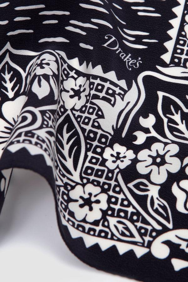 Sportivo Store Cockerel Pocket Square Navy