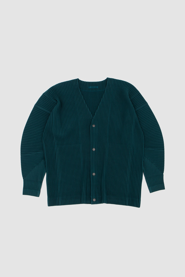 Sportivo Store Color Pleats 1 Cardigan Ocean Blue