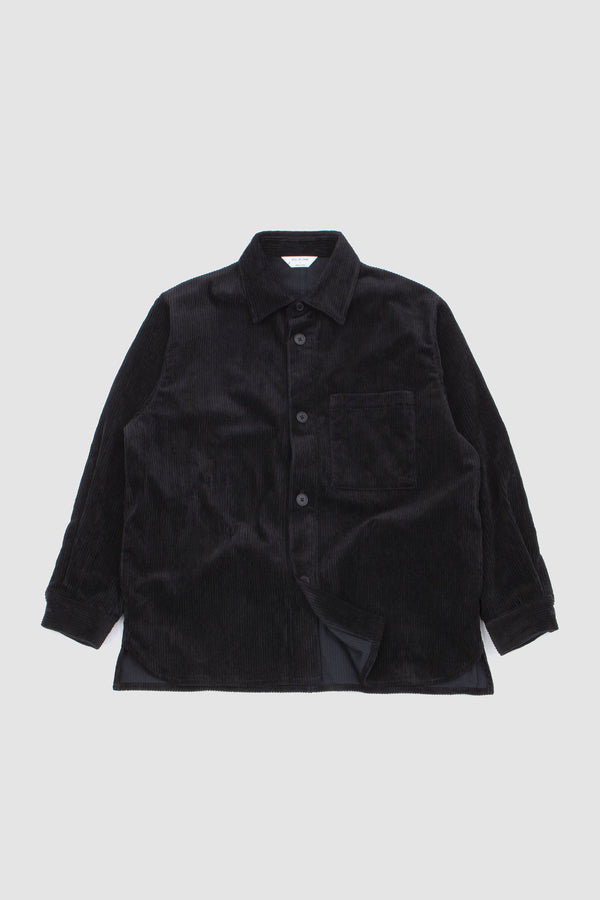 sportivo store Corduroy Shirt Jacket Black