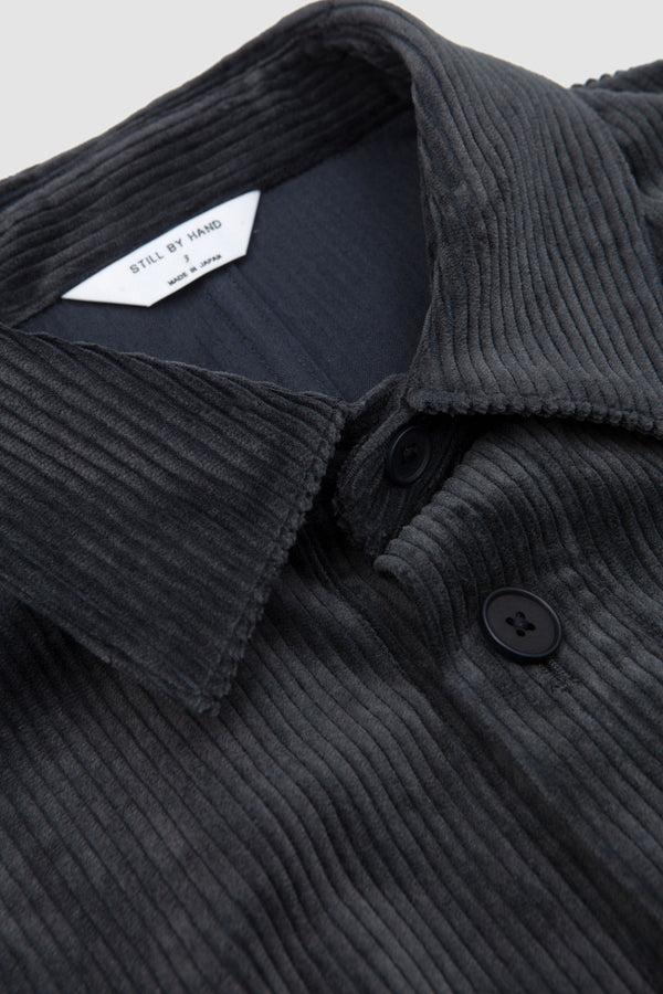 Sportivo Store Corduroy Shirt Jacket Blue Charcoal