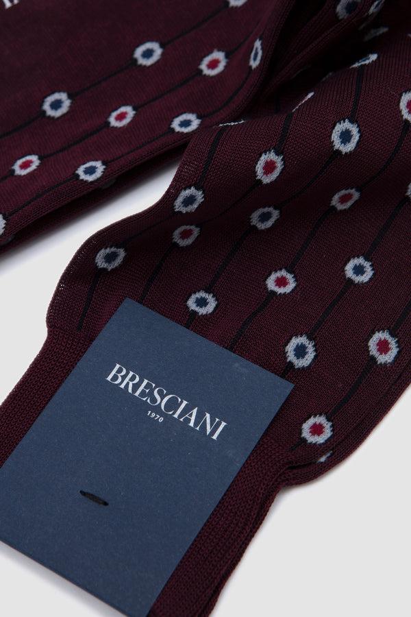 Sportivo Store Cotton Socks Bianco/ Granata/ Bluette