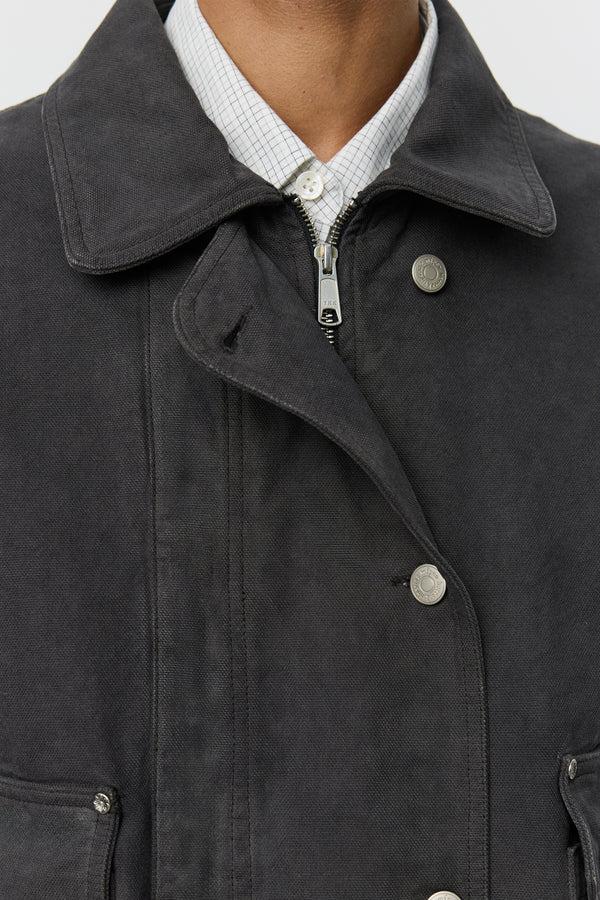 Sportivo Store Courier Jacket Washed Grey Canvas