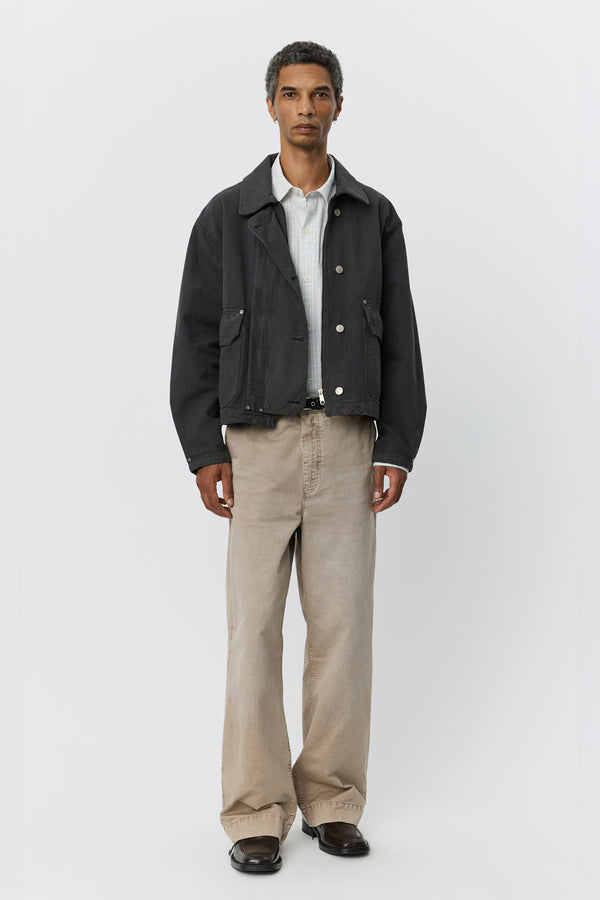 sportivo store Courier Jacket Washed Grey Canvas