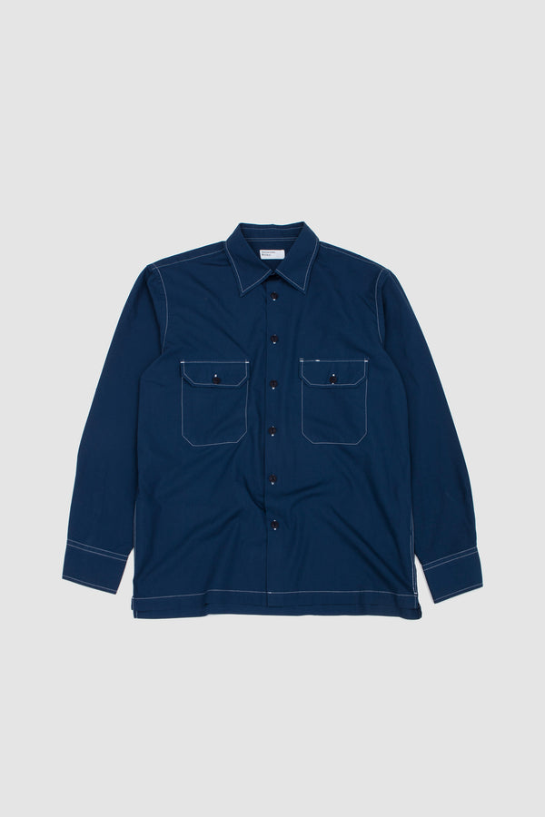 sportivo store CPO Shirt Organic Fine Poplin Navy