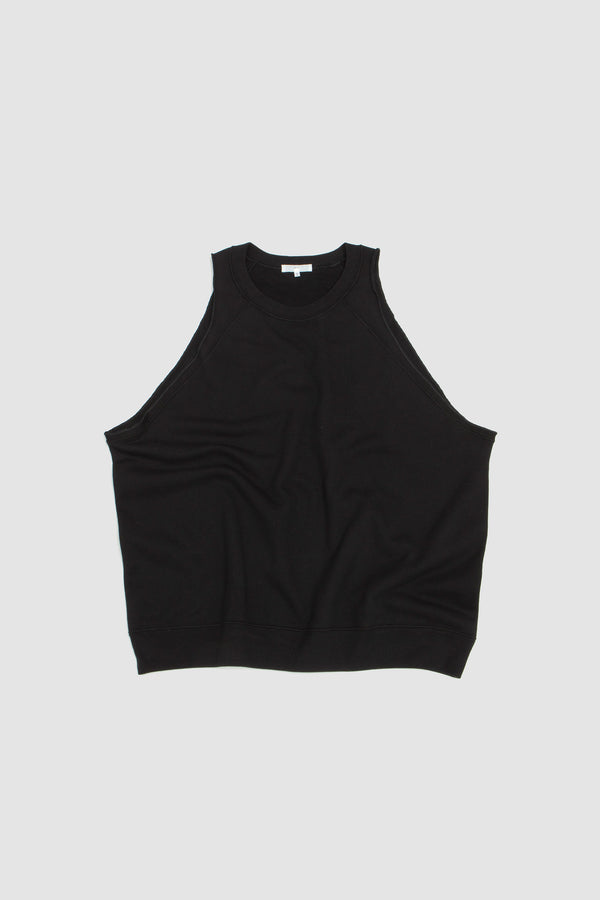 sportivo store Cut Off Raglan Sweatshirt Black