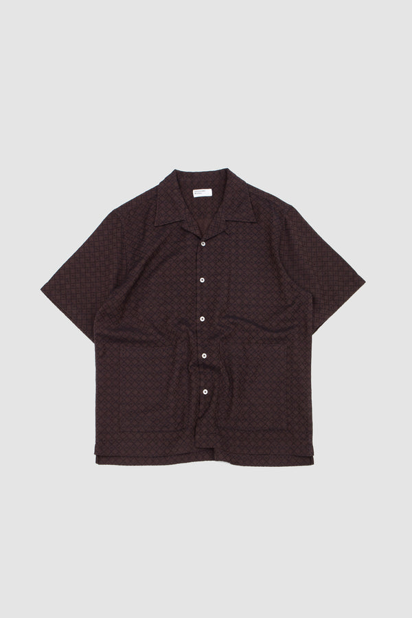 sportivo store Deck Shirt Diamond Dobby Brown