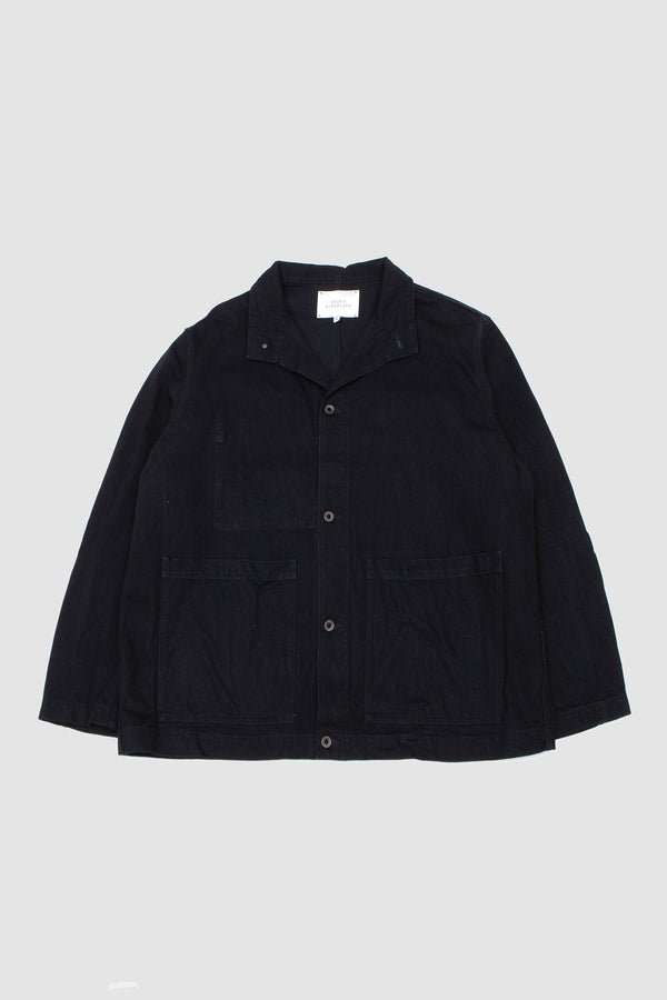Sportivo Store District Crinkle Denim Jacket Black